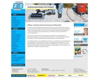 Infraweeder.ch(InfraWeeder Unkrautvernichter mit Infrarot) Screenshot