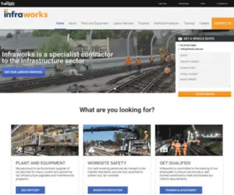 Infraworksrail.com.au(Infraworks) Screenshot