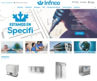 Infrico.com(Maquinaria para hosteler) Screenshot