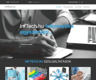 Inftech.hu(InfTech) Screenshot