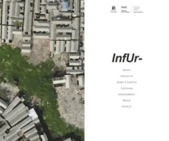 Infur.org(Informal Urbanism Research Hub (InfUr) Screenshot