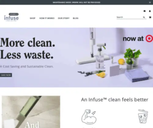 Infuseclean.com(Casabella) Screenshot