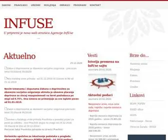 Infuse.co.rs(Agencija InfUse) Screenshot
