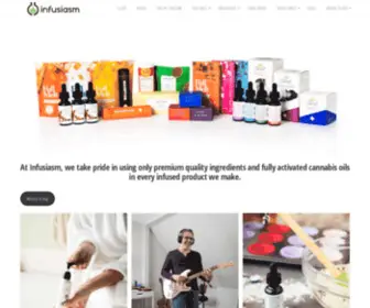 Infusiasmbrands.com(Cannabis Products) Screenshot