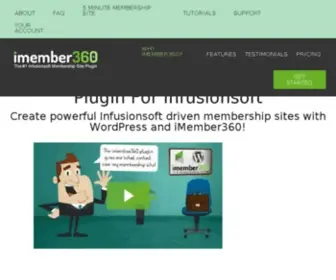 Infusionwp.com(Infusionsoft Membership Websites) Screenshot