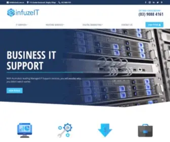 Infuzeit.com.au(Business IT Support Melbourne) Screenshot