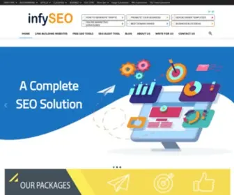 Infyseo.com(A Complete SEO Solution Backlinks) Screenshot