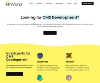 Infyways.com(Web Design and Development Company) Screenshot