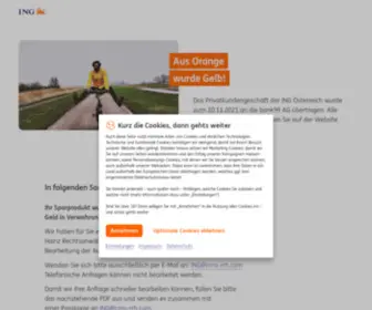 ING-Diba.at(Aus Orange wurde Gelb) Screenshot