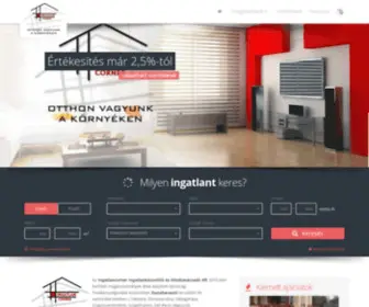 Ingatlancorner.hu(Ingatlancorner Kft) Screenshot