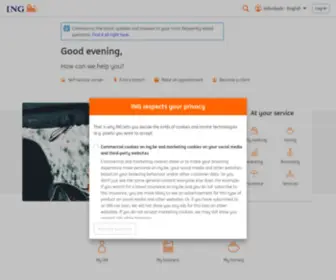 ING.be(Banking & Insurance for individuals and professionals) Screenshot