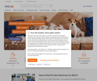 ING.de(Mit der ING haben Sie Ihre Finanzen immer im Blick) Screenshot