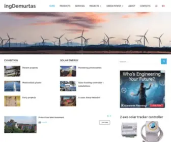 Ingdemurtas.it(Specialista in energie rinnovabili) Screenshot