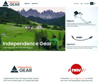 Ingear.no(Independence gear AS) Screenshot