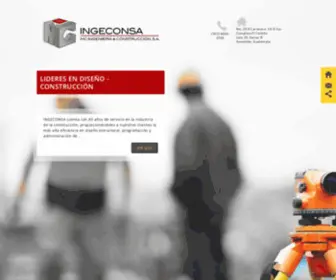 Ingeconsa.com(Bienvenido a Ingeconsa) Screenshot