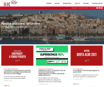 Ingegneri-CA.net(Ordine Ingegneri della provincia di Cagliari) Screenshot
