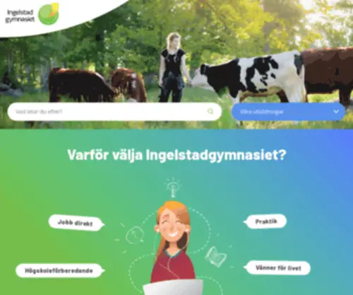Ingelstad.nu(Smålands Naturbruksskola) Screenshot