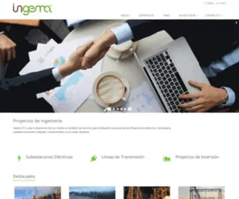 Ingema-SA.com(Ingema S.A) Screenshot