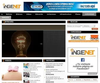 Ingenet.com.mx(La comunidad de la ingeniería mexicana) Screenshot