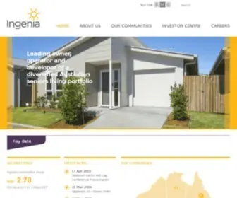 Ingeniacommunities.com.au(Creating Australia's best lifestyle communities) Screenshot