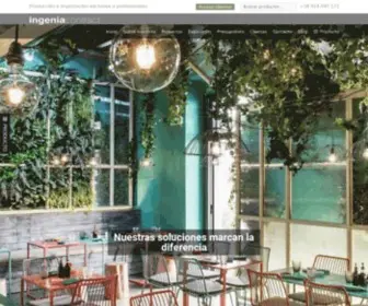 Ingeniacontract.com(Fabricantes) Screenshot