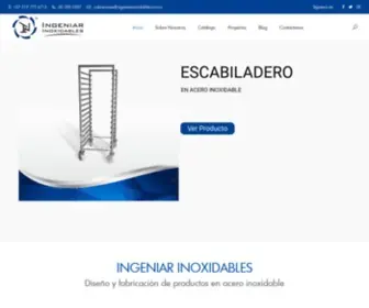 Ingeniarinoxidables.com(Productos en Acero Inoxidables) Screenshot