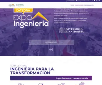 Ingeniaudea.edu.co(Universidad de Antioquia) Screenshot