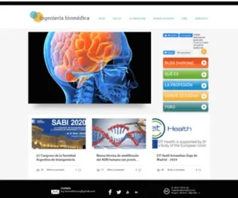 Ingenieriabiomedica.org(Ingeniería biomédica) Screenshot