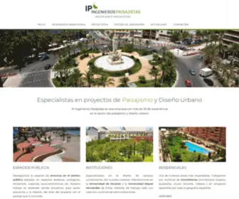 Ingenierospaisajistas.com(IP Ingenieros Paisajistas) Screenshot