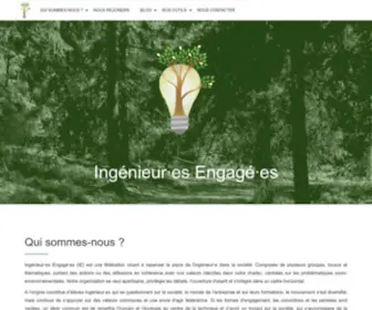 Ingenieurs-Engages.org(Ingenieurs Engages) Screenshot