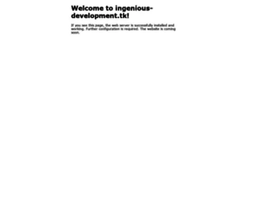 Ingenious-Development.tk(Ingenious Development) Screenshot