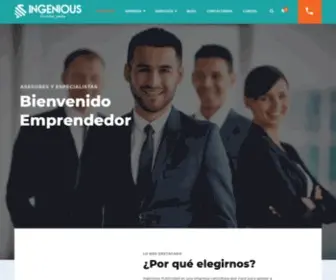 Ingeniousperu.com(Ingenious Perú) Screenshot