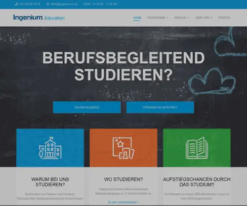Ingenium.co.at(Ingenium Education) Screenshot