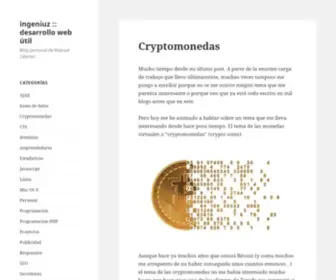 Ingeniuz.com(Blog) Screenshot