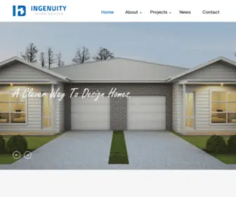 Ingenuityhomedesign.com.au(Ingenuity Home Design) Screenshot