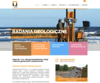 Ingeo.com.pl(Badania geologiczne i geotechniczne) Screenshot