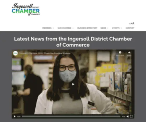 Ingersollchamber.com(Ingersoll & District Chamber of Commerce) Screenshot