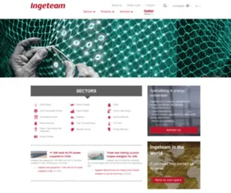 Ingeteam.com(Ingeteam) Screenshot