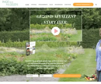 Ingevanhaselen.nl(Gezond Afvallen met de Clean Eating Methode) Screenshot