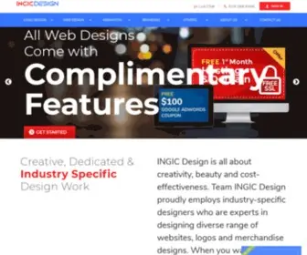 IngiCDesign.com(The Leading Logo and Website Design Solutions in the US) Screenshot