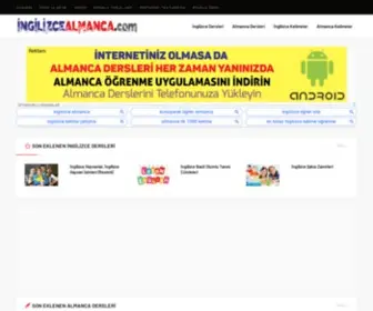 Ingilizcealmanca.com(Ngilizce Dersleri Almanca Dersleri) Screenshot