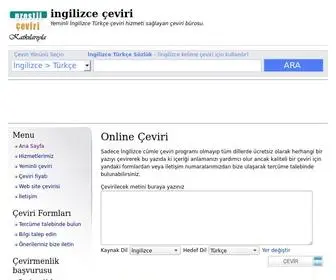 Ingilizceceviri.org(İngilizce) Screenshot