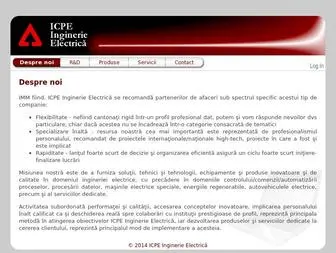 Inginerie-Electrica.ro(ICPE Inginerie Electrica) Screenshot