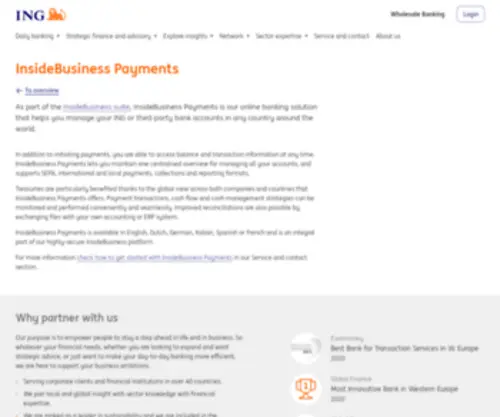 Inginsidebusiness.com(InsideBusiness Payments) Screenshot