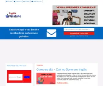 Inglesgratuito.com.br(Estudar inglês de graça) Screenshot