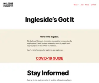 Inglesidemerchants.com(Ingleside Merchants Association of San Francisco) Screenshot