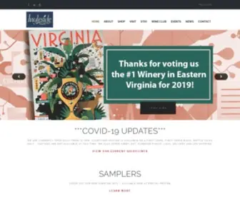 Inglesidevineyards.com(Award-winning Virginia wines since 1980) Screenshot