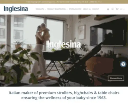 Inglesina.ca(Best baby strollers) Screenshot