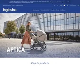 Inglesina.es(Home page) Screenshot