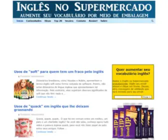 Inglesnosupermercado.com.br(Meu Site) Screenshot